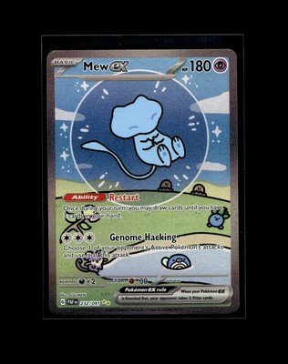 Mewtwo Mew Pokémon Card! Holo/Reverse Holo Ex Rare V Vmax GX Full Art Cards!