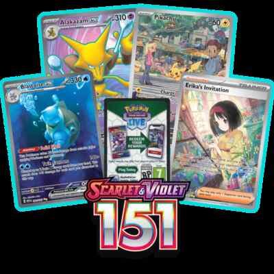Pokémon Scarlet & Violet-151 Choose Your Card! All Ex, Holo’s, Full Art + in NM!