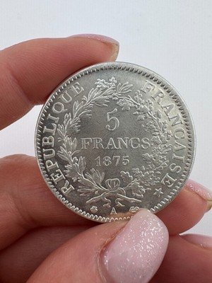 France Coin 5 Francs 1875