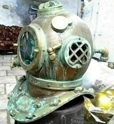 18” Full Size Vintage Diving helmet Green color U.S navy scuba Diving helmet