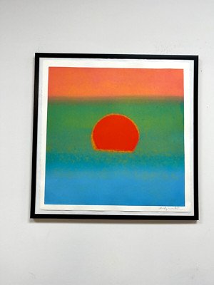 Andy Warhol – “Sunset 188” 1972 Lt. Ed. print signed 22.5 x 22.5 inch unframed
