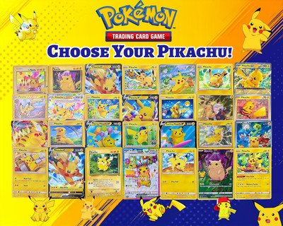 Pokemon TCG – Choose Your Pikachu | Holo/Reverse EX VMAX Full Art Cards | NM