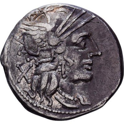 [#1545313] Roman Republic, Papiria, Denarius, 121 BC, Rome, Silver, EF