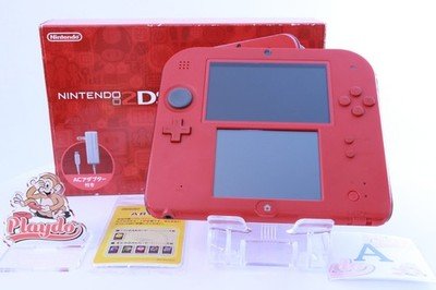 JP Game Nintendo 2DS Red [Rank:A] W/Box Region-locked