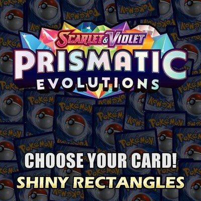 Prismatic Evolutions Pokemon Cards Reverse Holo Rare EX Master Set Singles Pick